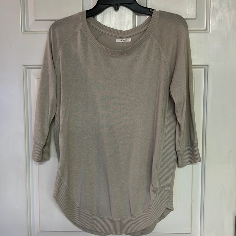 Maurice’s. Tan tunic.